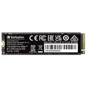 Comparateur de prix : Verbatim Verbatim Vi5000 - SSD - 1 To - interne - M.2 2280 - PCIe 4.0 x4
