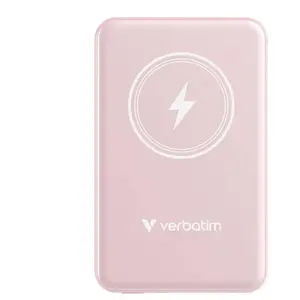 Comparateur de prix : Verbatim Powerbank Indukcyjny `N` Go 15W 5000Mah Wireless Magnetic Ró owy/Pink 32243