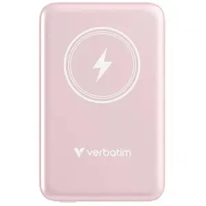 Comparateur de prix : Verbatim Charge´n´Go Magnetic Wireless Power Bank 10000 Pink