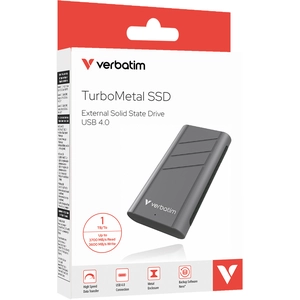 Verbatim TurboMetal SSD 1 to (SSD Externe, USB4, jusqu'à 3 150 Mo/s de... pas cher