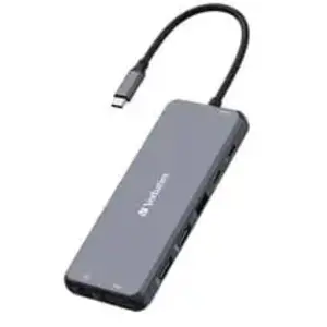 Hub USB-C - Verbatim - CMH-14 - 2x HDMI - 1x VGA - 10 ports pas cher