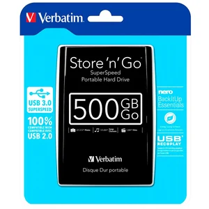 Verbatim Disque Dur Externe Hdd Store N Go Usb 3.0 500gb pas cher