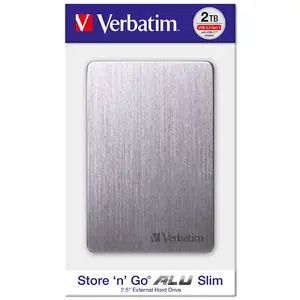 Disque dur externe 25 - VERBATIM - Stor n Go - 2 To - USB 3.2 (Gen 1) pas cher