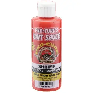 Comparateur de prix : Attractant Pro Cure Bait Sauce : Parfums - Shrimp