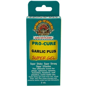 Comparateur de prix : Pro Cure Additif Liquide Pour Appât Super Gel Plus 56g Ail