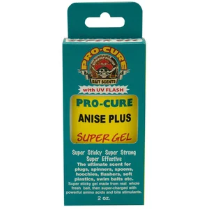 Comparateur de prix : Pro Cure Additif Liquide Pour Appât Super Gel Plus 56g Anis