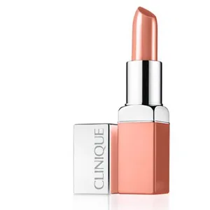 Clinique Pop  Lip Colour + Primer rouge à lèvres + base 2 en 1 teinte 01 Nude Pop 3,9 g