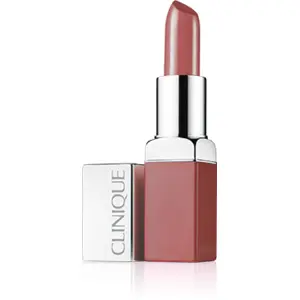 Clinique Pop  Lip Colour + Primer rouge à lèvres + base 2 en 1 teinte 02 Bare Pop 3,9 g pas cher