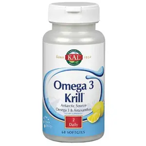 Kal Acide Gras Essentiel 60 Gélules Omega 3 Krill 500mg One Size pas cher