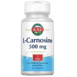 Comparateur de prix : Kal Comprimés L-carnosine 500mg Amino Acid 30 Unités One Size