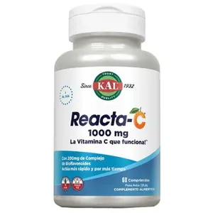 Comparateur de prix : Kal Comprimés Reacta-c 1000mg Vitamins 60 Unités One Size