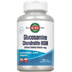 Kal Comprimés Glucosamine Chondroitin Msm Osteo-articular Support 90 Unités One Size pas cher