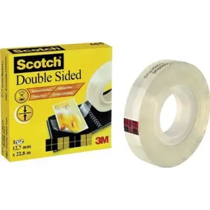 Comparateur de prix : Scotch - ruban adhésif double face 665 12 mm x 22,8 m à lunité d6651222