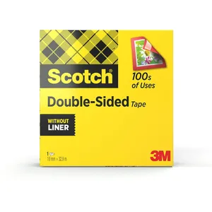 Comparateur de prix : Scotch - Ruban adhésif double face transparent 665 19mmx33m
