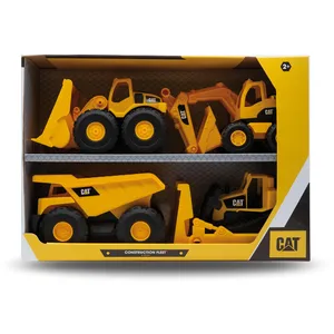 Caterpillar Pack De 4 Véhicules De Construction