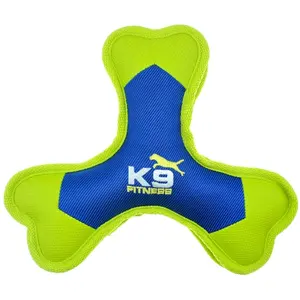Comparateur de prix : K9 Fitness by Zeus os tripale en nylon résistant avec organe sonore - bleu et vert - pour chien