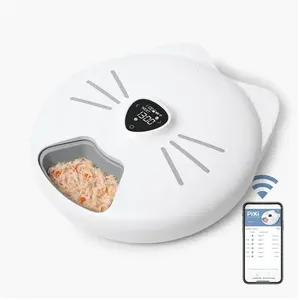 Comparateur de prix : Distributeur de nourriture Catit Pixi Smart 6 repas pour chat - 6 x 170 mL