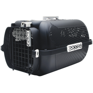 Catite White Tiger Voyageur Cage de transport pour chat noire, L57 x l38 x H31cmVendu parzooplus