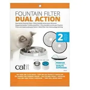 Catit Abreuvoir à cartouche de rechange 2L en acier inoxydable - 2 pcs