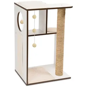 Catit Arbre à chat Vesper Box L en bois coloris blanc pas cher