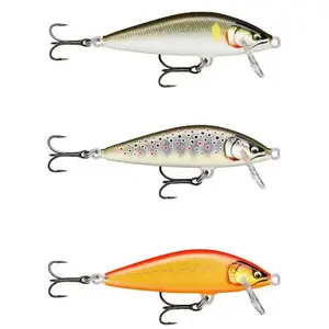 Comparateur de prix : Rapala - Leurre de Pêche Countdown Elite - Construction Balsa - Leurre d'eau Douce Coulant - Profondeur de Nage 1,2m - Taille 7,5cm /10g - Fabriqué en Estonie - Gilded Mediterranean Trout