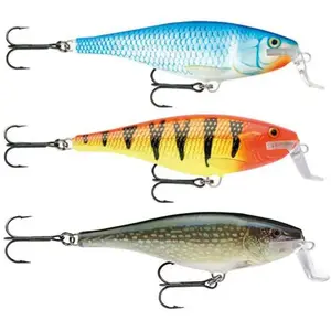 Comparateur de prix : Leurre flottant Rapala super shad rap 14 cm Vert 14 cm RA5807142