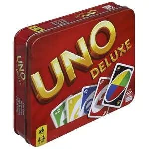 Comparateur de prix : Mattel Games - Uno Deluxe - Jeu de Cartes Famille - 7 ans et + K0888