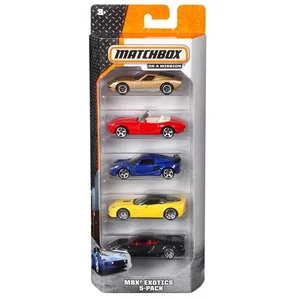 Comparateur de prix : Mattel - Coffret de 5 véhicules Matchbox - Modele aléatoire - Des 3 ans