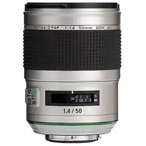 Objectif pour Reflex PENTAX HD FA 50mm f/1.4 SDM AW Silver Edition TUVendu parcarrefour