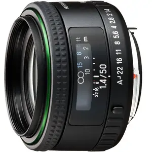 Objectif à Focale fixe HD Pentax FA 50 mm f1,4-22 Noir pas cher