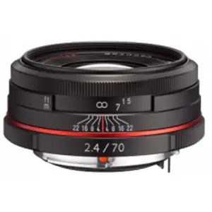Pentax HD DA 70mm F2.4 Limited SLR Téléobjectif Noir pas cher