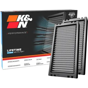 K&N VF1001 Voitures Filtre à Air Cabine, Set de 2Vendu paramazon