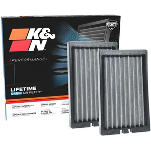 Comparateur de prix : K&N Filtre à Air d'Habitacle compatible avec Jeep Wrangler JL 2.0 & 3....