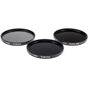 Comparateur de prix : HOYA Kit de 3X Filtres PROND EX (ND8/64/1000) ø62mm