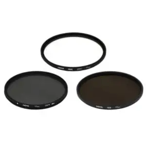 Comparateur de prix : Filtre d objectif bague Hoya Jeu de Filtres DFK77 II (UV,PLC,ND) D77 mm
