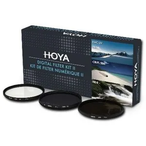 Comparateur de prix : Filtre d objectif bague Hoya Jeu de Filtres DFK62 (UV,PLC,ND) D62 mm