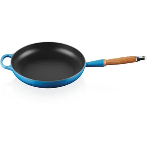 Poêle Basse en Fonte Emaillée 28 cm AzureVendu paramazon
