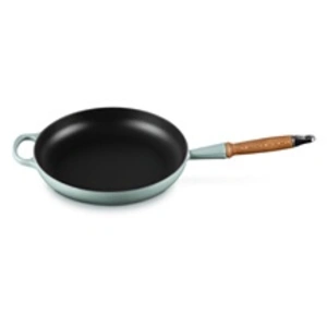 Poêle à frire en fonte Evolution avec manche en bois 28 cm Sea Salt pas cher