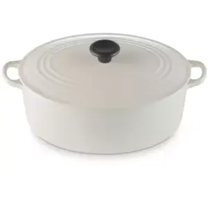 Cocotte LE CREUSET 31 cm - Crème pas cher