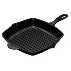 LE CREUSET - 20183260000422 - SKILLET GRILL CARRÉ - FONTE ÉMAILLÉE - N... pas cher