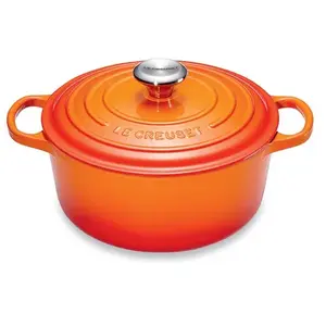 Comparateur de prix : Cocotte en fonte ronde Volcanique - Le Creuset 26cm