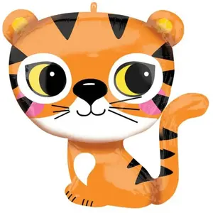 Comparateur de prix : RueDeLaFete Ballon Aluminium 63 cm : Tigre