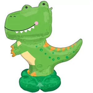 Comparateur de prix : ballon aluminium figurine dinosaure t-rex 114x137cm vert - amscan 4292311