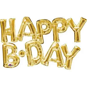 Comparateur de prix : amscan ballon aluminium happy b.day or à gonfler air - 3375901