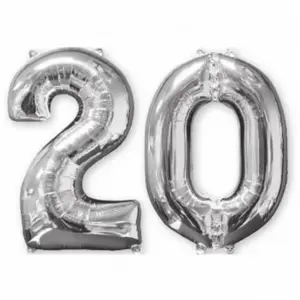 Comparateur de prix : amscan ballon aluminium nombre 20 66cm argent - 3581501