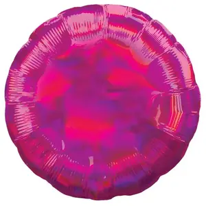 Amscan RueDeLaFete Ballon Aluminium Rond 45 cm : Rose pas cher