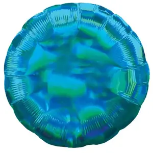 Amscan RueDeLaFete Ballon Aluminium Rond 45 cm : Bleu pas cher