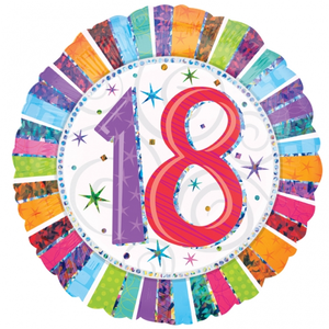 Comparateur de prix : Amscan ballon en aluminium 18 ans multicolore 15 cm