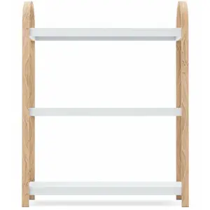 Umbra Bellwood Étagère autoportante à 3 niveaux, Blanc / Naturel pas cher