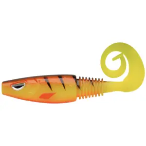 Leurre souple Berkley Sick Curl 12cm : Coloris Berkley - Hot Yellow PerchVendu parleurre-de-la-peche